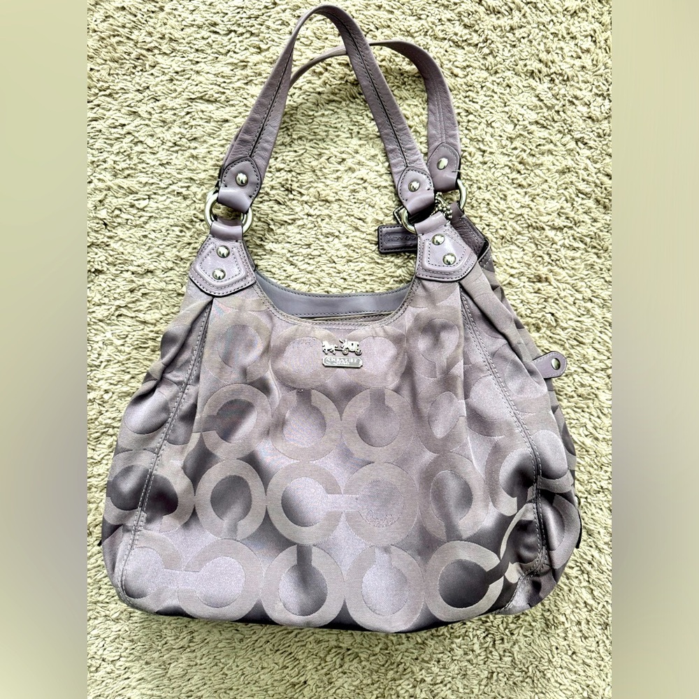 Coach purple handbag
